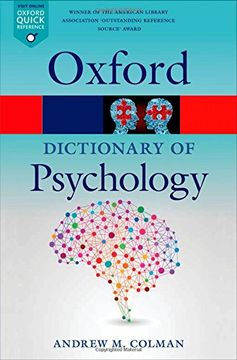 portada A Dictionary of Psychology (Oxford Quick Reference) (en Inglés)