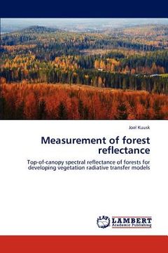 portada measurement of forest reflectance (en Inglés)