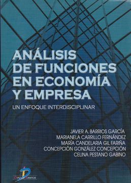 portada Análisis de Funciones en Economía y Empresa: Un Enfoque Interdisciplinar