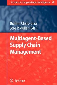 portada multiagent based supply chain management (en Inglés)