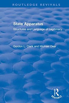 portada State Apparatus: Structures and Language of Legitimacy (Routledge Revivals) (in English)