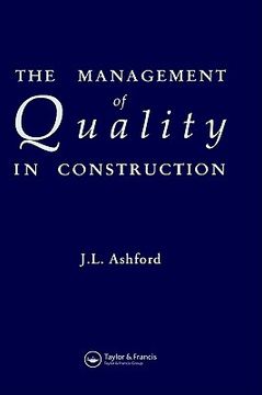 portada the management of quality in construction (en Inglés)
