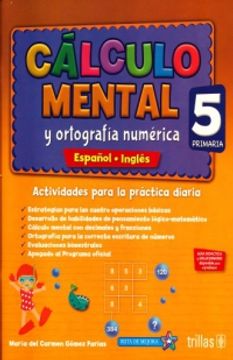 portada Calculo Mental y Ortografia Numerica 4, Primaria (in Spanish)