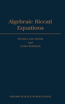 portada Algebraic Riccati Equations (Oxford Science Publications) (en Inglés)