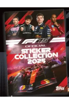 Álbum Oficial Formula 1 2025, Incluye Álbum + Set completo de 156 Stickers (en Inglés)
