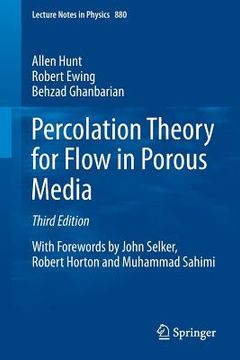 portada Percolation Theory for Flow in Porous Media (en Inglés)