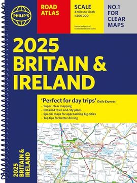 portada 2025 Philip? S Road Atlas Britain & Ireland