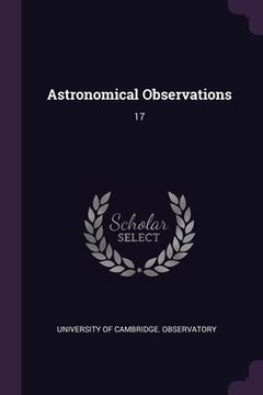 portada Astronomical Observations: 17
