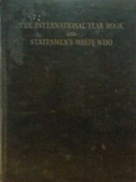 portada The International Year Book and Statesmen s who s 1955