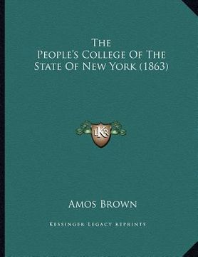 portada the people's college of the state of new york (1863) (in English)