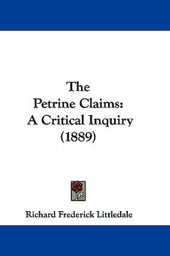 portada the petrine claims: a critical inquiry (1889)