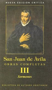 portada Obras Completas de san Juan de Ávila. Vol. Iii: Sermones