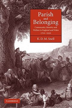 portada Parish and Belonging: Community, Identity and Welfare in England and Wales, 1700-1950 (en Inglés)