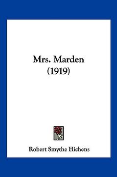 portada mrs. marden (1919) (in English)