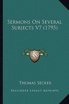 portada sermons on several subjects v7 (1795) (en Inglés)