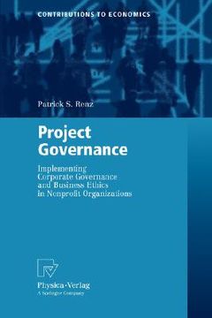 portada project governance: implementing corporate governance and business ethics in nonprofit organizations