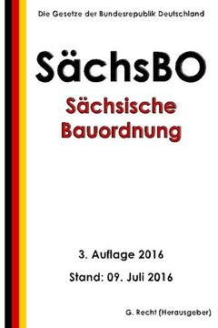 portada Sächsische Bauordnung (Sächsbo), 3. Auflage 2016 (in German)