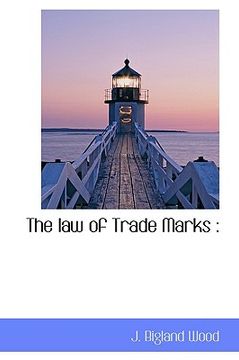 portada the law of trade marks (en Inglés)