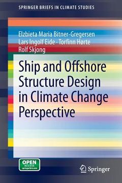portada ship and offshore structure design in climate change perspective (en Inglés)
