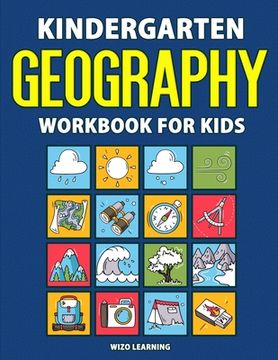 portada Kindergarten Geography Workbook for Kids (en Inglés)