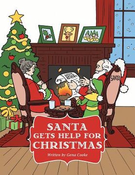 portada Santa Gets Help for Christmas (en Inglés)