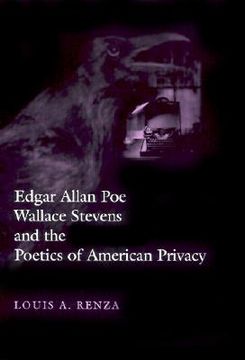 portada edgar allan poe, wallace stevens, and the poetics of american privacy