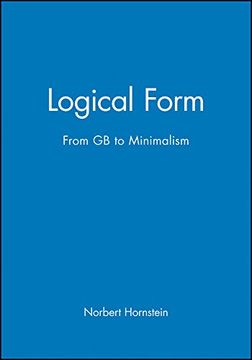 portada Logical Form: From gb to Minimalism (en Inglés)