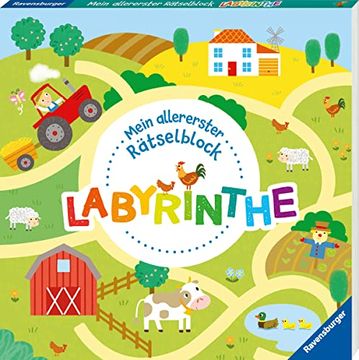 portada Ravensburger Mein Allererster Rätselblock - Labyrinthe - Rätselblock für Kinder ab 3 Jahren (en Alemán)