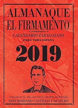 portada Almanaque el Firmamento 2019 Zaragozano