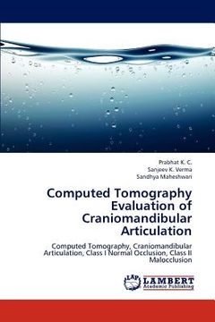 portada computed tomography evaluation of craniomandibular articulation (en Inglés)