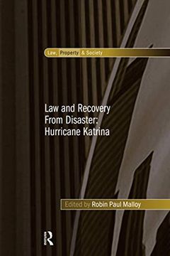portada Law and Recovery from Disaster: Hurricane Katrina (en Inglés)