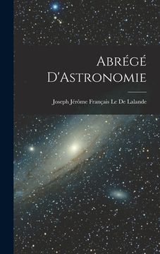 portada Abrégé D'Astronomie (en Francés)