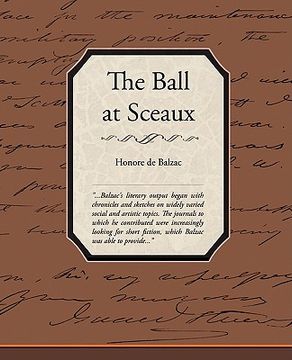 portada the ball at sceaux (in English)