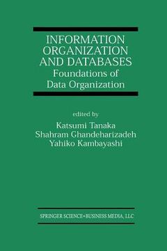 portada Information Organization and Databases: Foundations of Data Organization