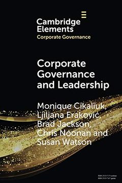portada Corporate Governance and Leadership: The Board as the Nexus of Leadership-In-Governance (Elements in Corporate Governance) (en Inglés)