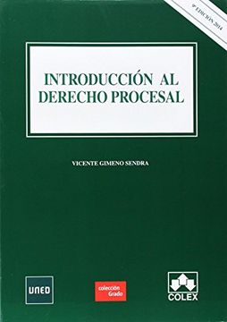 portada Introducción al derecho procesal 9a Edición (manuales universitarios)
