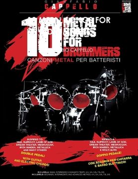 portada 10 Metal Songs for Drummers (en Inglés)