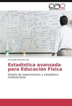 portada Estadística avanzada para Educación Física: Diseño de experimentos y estadística multivariante (Spanish Edition)