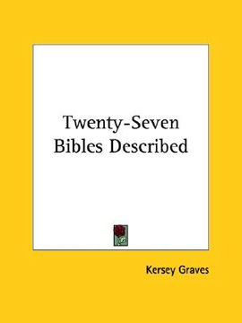 portada twenty-seven bibles described (in English)