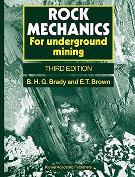 portada Rock Mechanics: For Underground Mining (en Inglés)