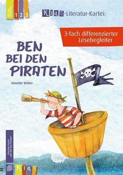 portada Ben bei den Piraten" 3-Fach Differenzierter Lesebegleiter (en Alemán)