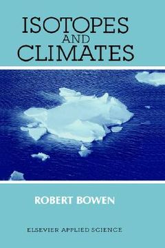 portada isotopes and climates (en Inglés)