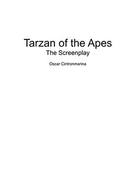 portada Tarzan of the Apes: The Screenplay
