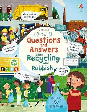 portada Lift-The-Flap Questions and Answers About Recycling and Rubbish (Lift-The-Flap Questions & Answers) (en Inglés)