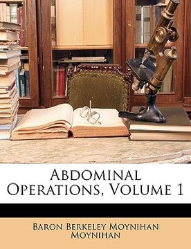 portada abdominal operations, volume 1 (in English)