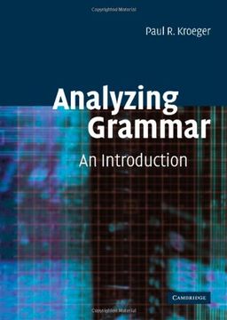 portada Analyzing Grammar: An Introduction (Cambridge Textbooks in Linguistics) (en Inglés)
