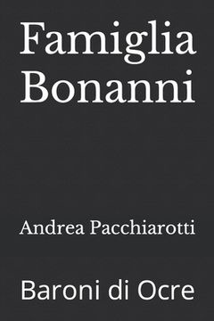 portada Famiglia Bonanni: Baroni di Ocre (en Italiano)