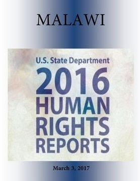 portada MALAWI 2016 HUMAN RIGHTS Report (en Inglés)