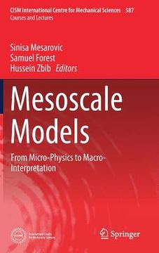 portada Mesoscale Models: From Micro-Physics to Macro-Interpretation (en Inglés)