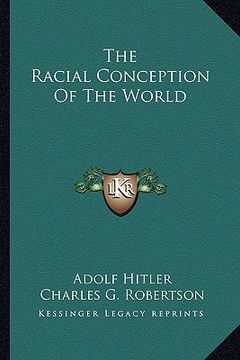 portada the racial conception of the world (in English)